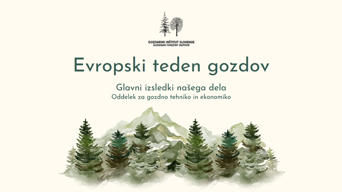 Evropski teden gozdov: izsledki našega dela