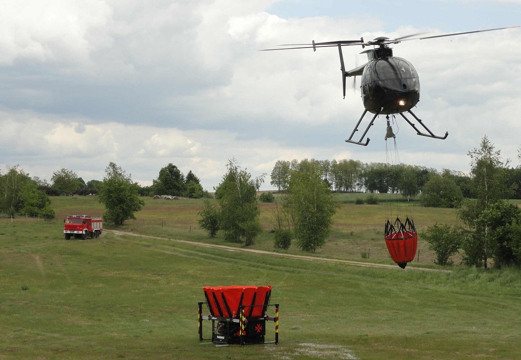Heliskid – modul za gašenje požarov na nedostopnih gorskih predelih